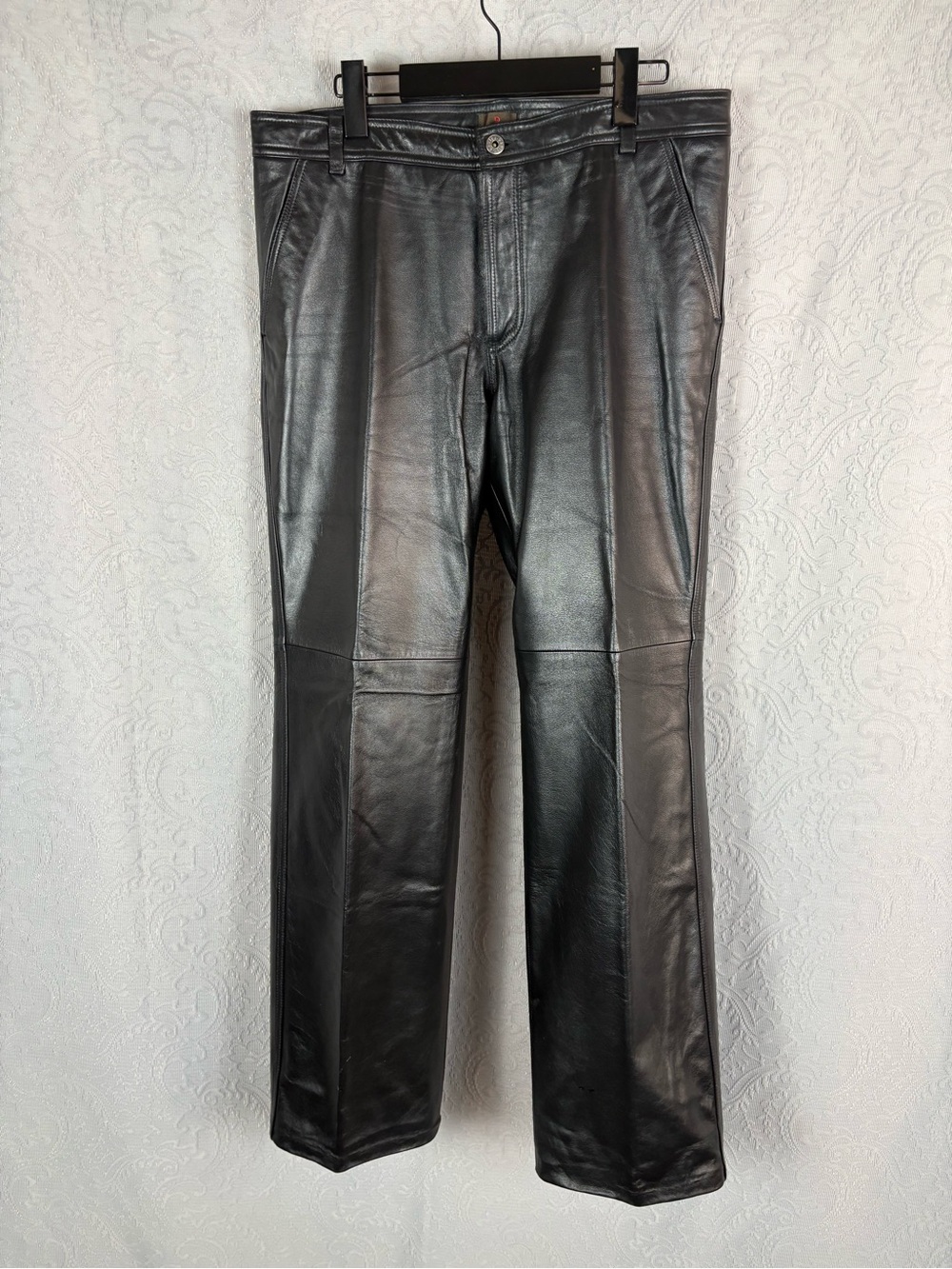 Danier Black Leather Jeans